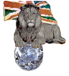 British lion over Koh-i-noor diamond
