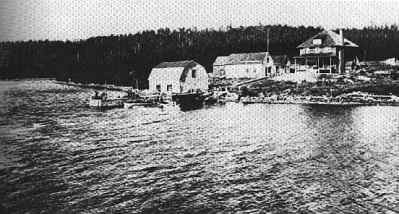 Hudson Bay Post on Bear island in 1919